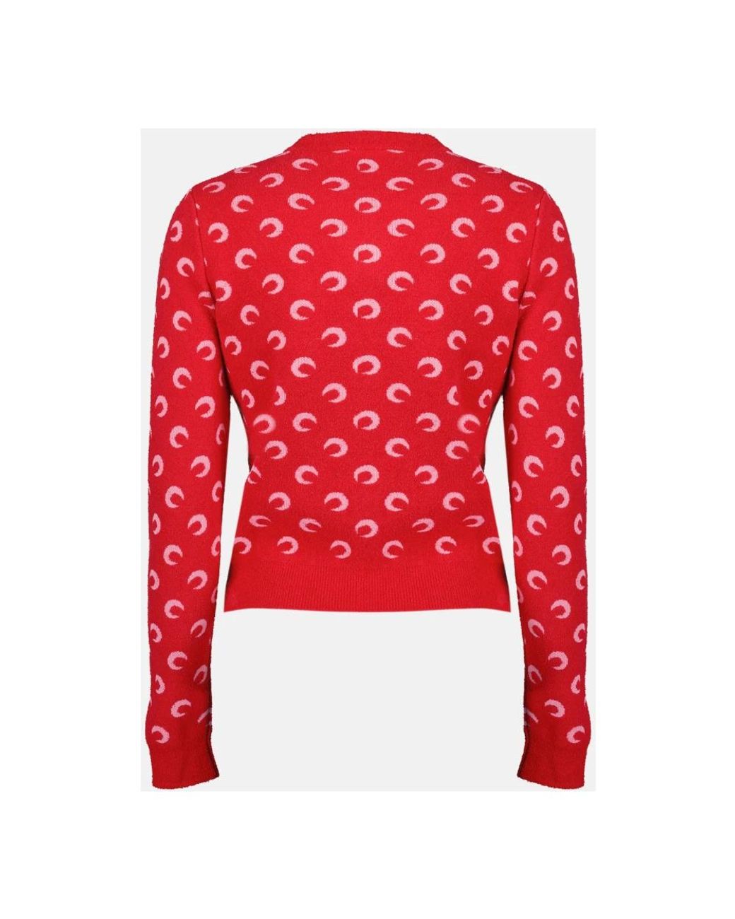 MARINE SERRE Red Cardigans