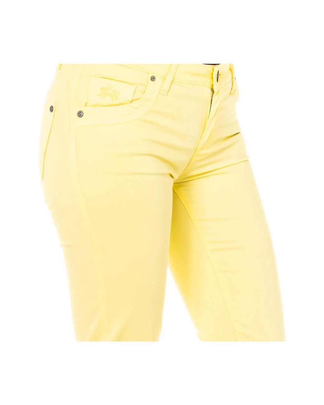 La Martina Yellow Skinny Fit Jeans