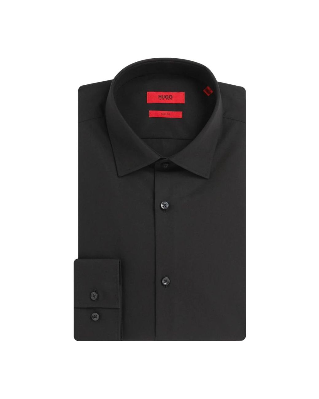 HUGO Black Formal Shirts for men