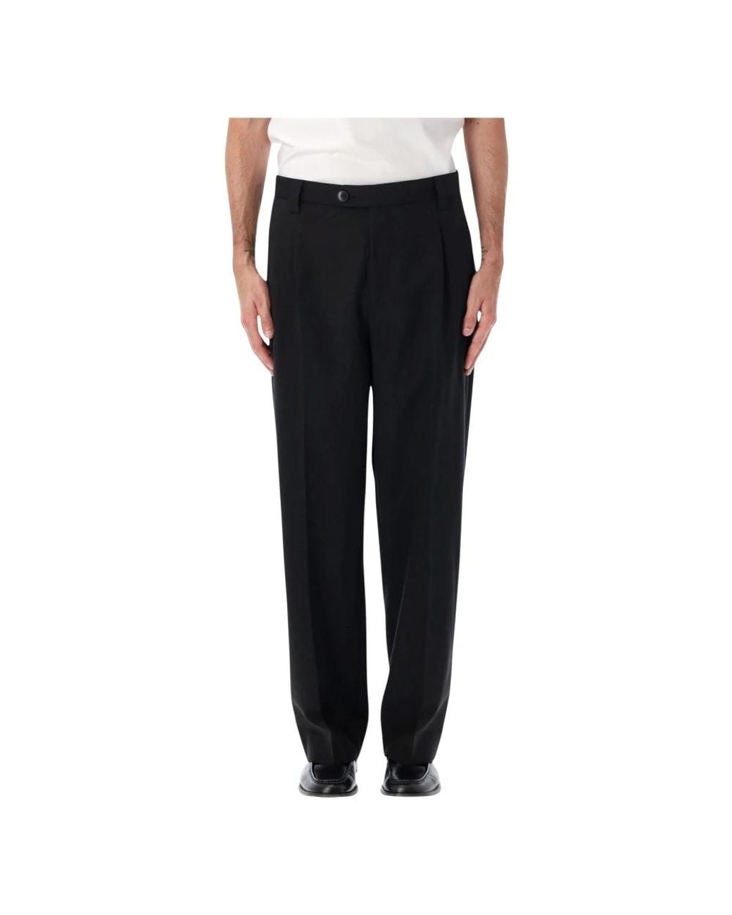 mfpen Black Suit Trousers for men