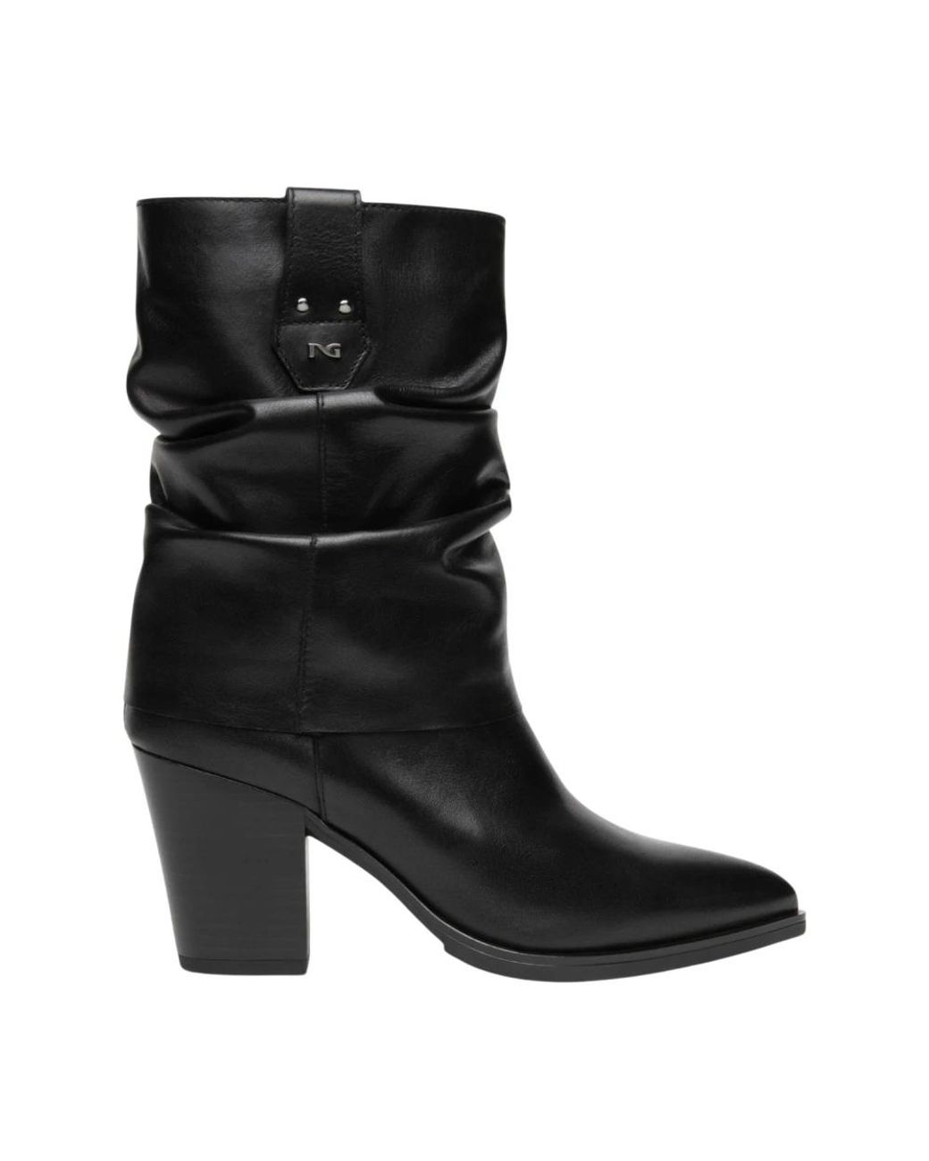 Nero Giardini Black Heeled Boots