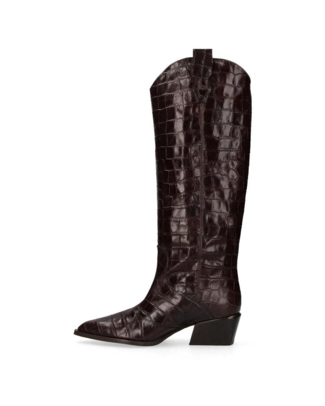 Poeve Brown Cowboy & Biker Boots