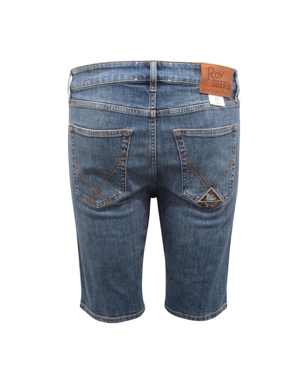 Roy Rogers Blue Denim Shorts for men