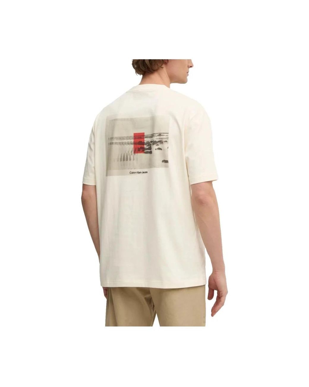 Calvin Klein Natural T-Shirts for men