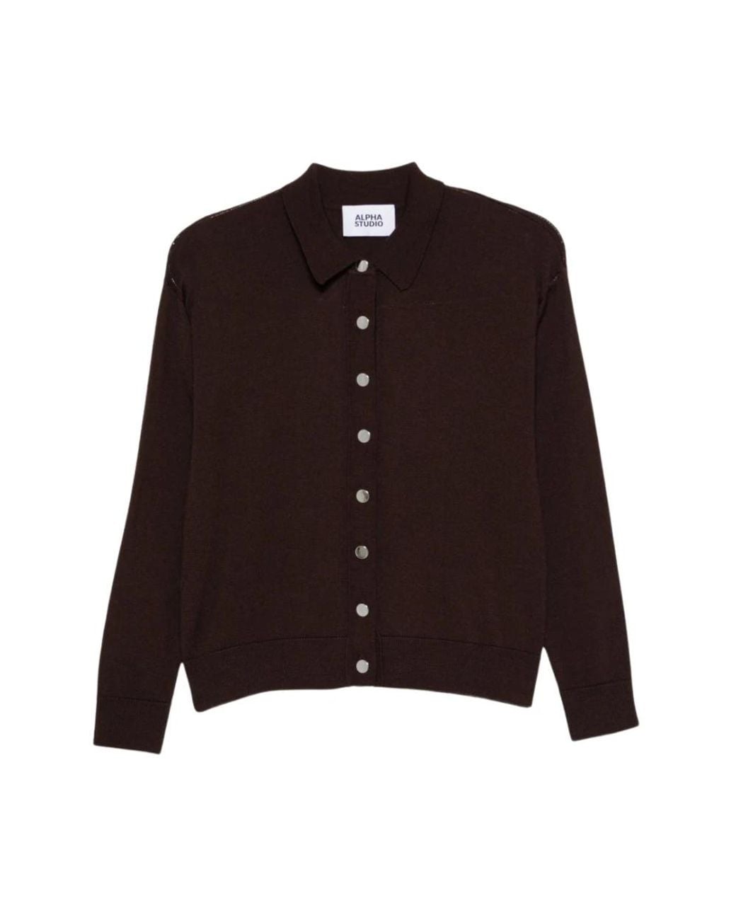 Cardigans Alpha Studio en coloris Brown
