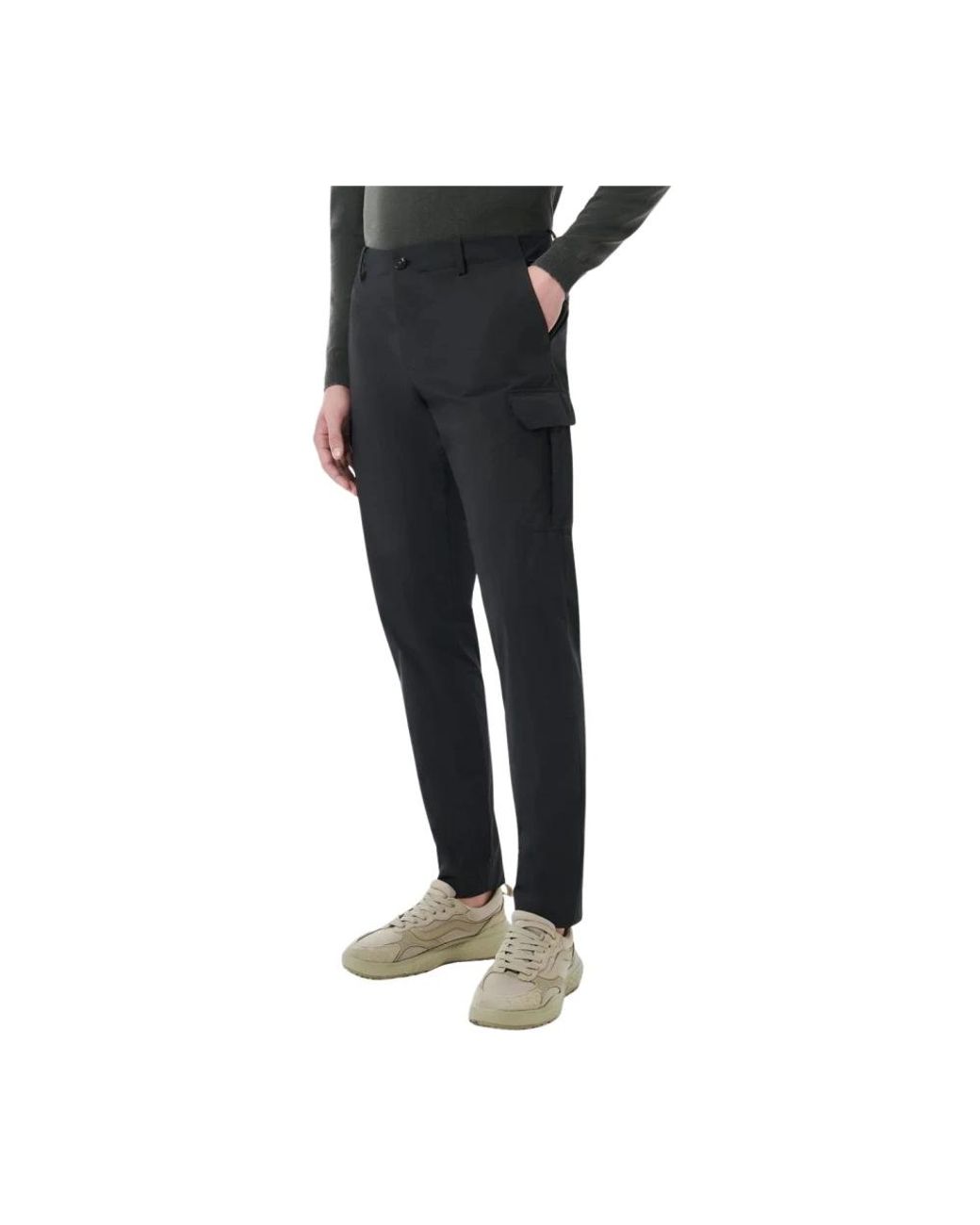 Rrd Broeken ,Grijs ,Cargo Broek Groenachtig Grijs Lichtgewicht in het Black voor heren