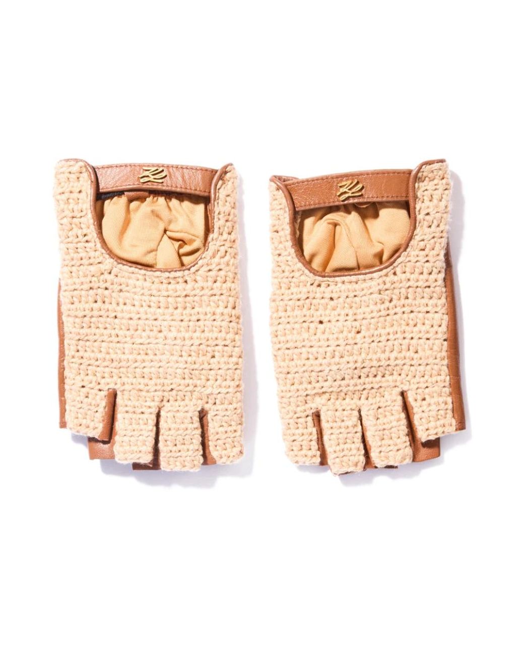 Karl Lagerfeld Natural Gloves