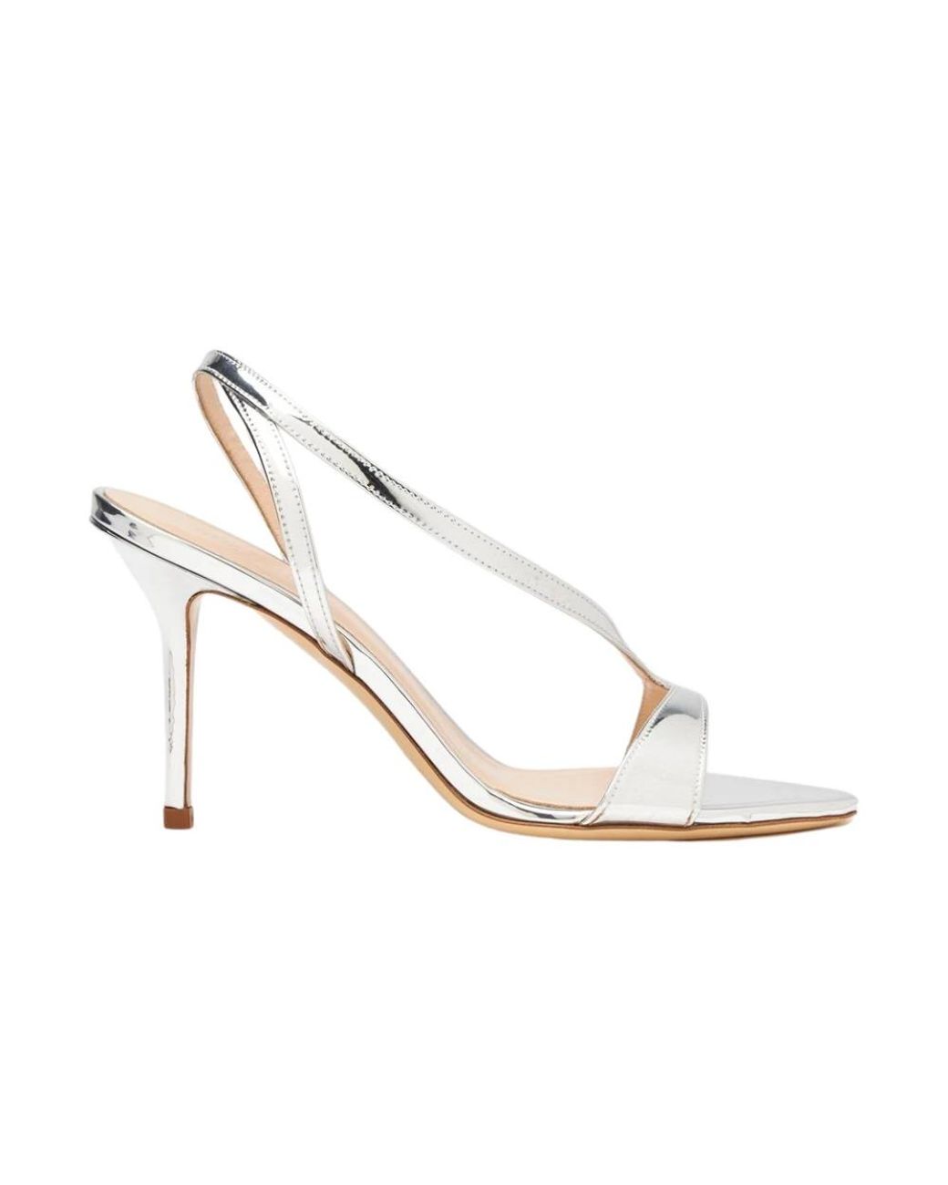 Scarosso White High Heel Sandals