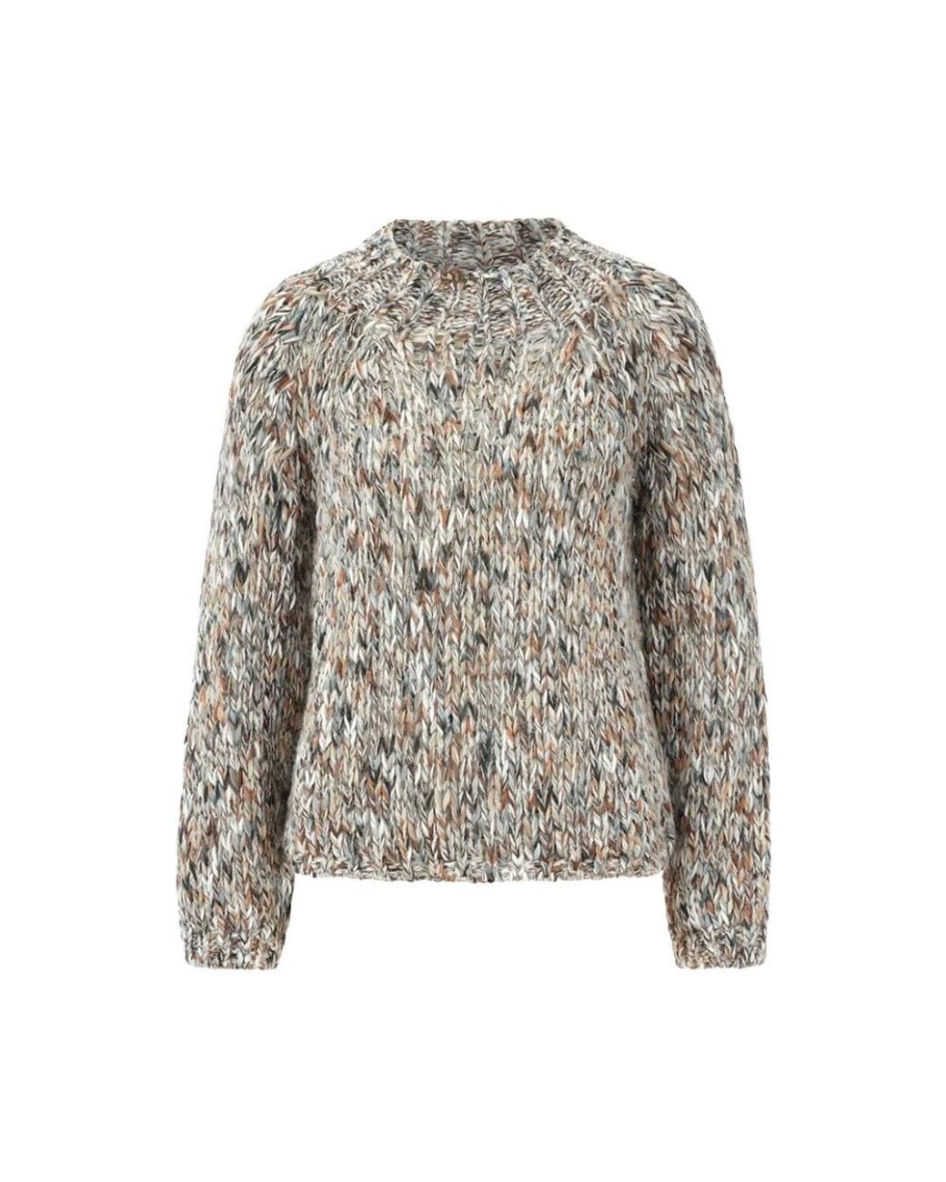 Rich & Royal Gray Round-Neck Knitwear