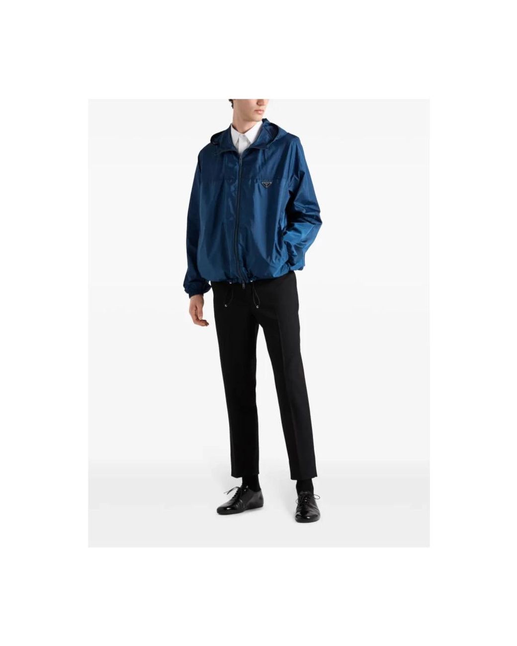 Prada Blue Light Jackets for men