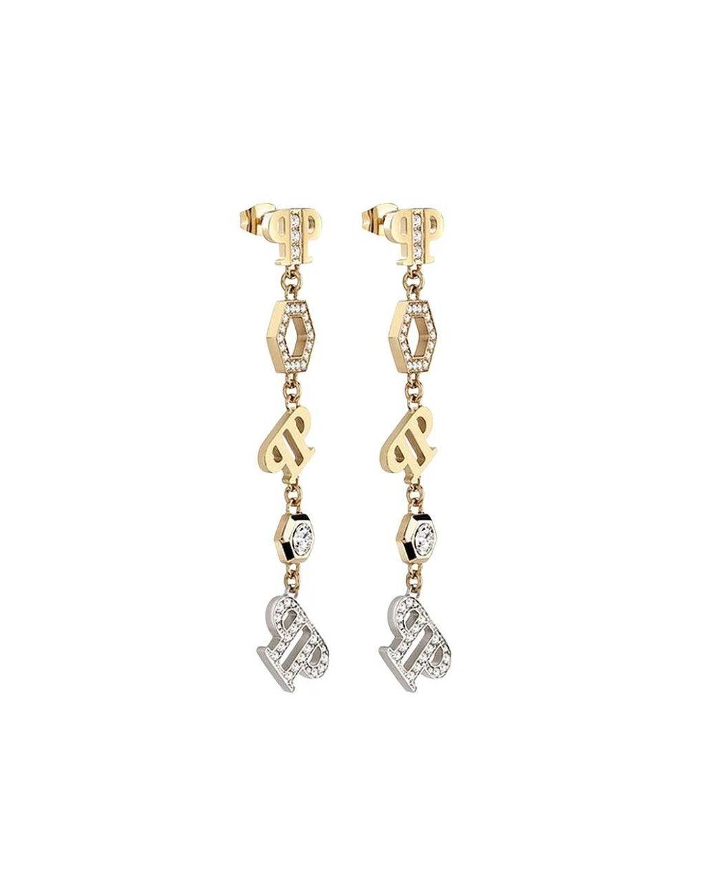 Philipp Plein Metallic Earrings