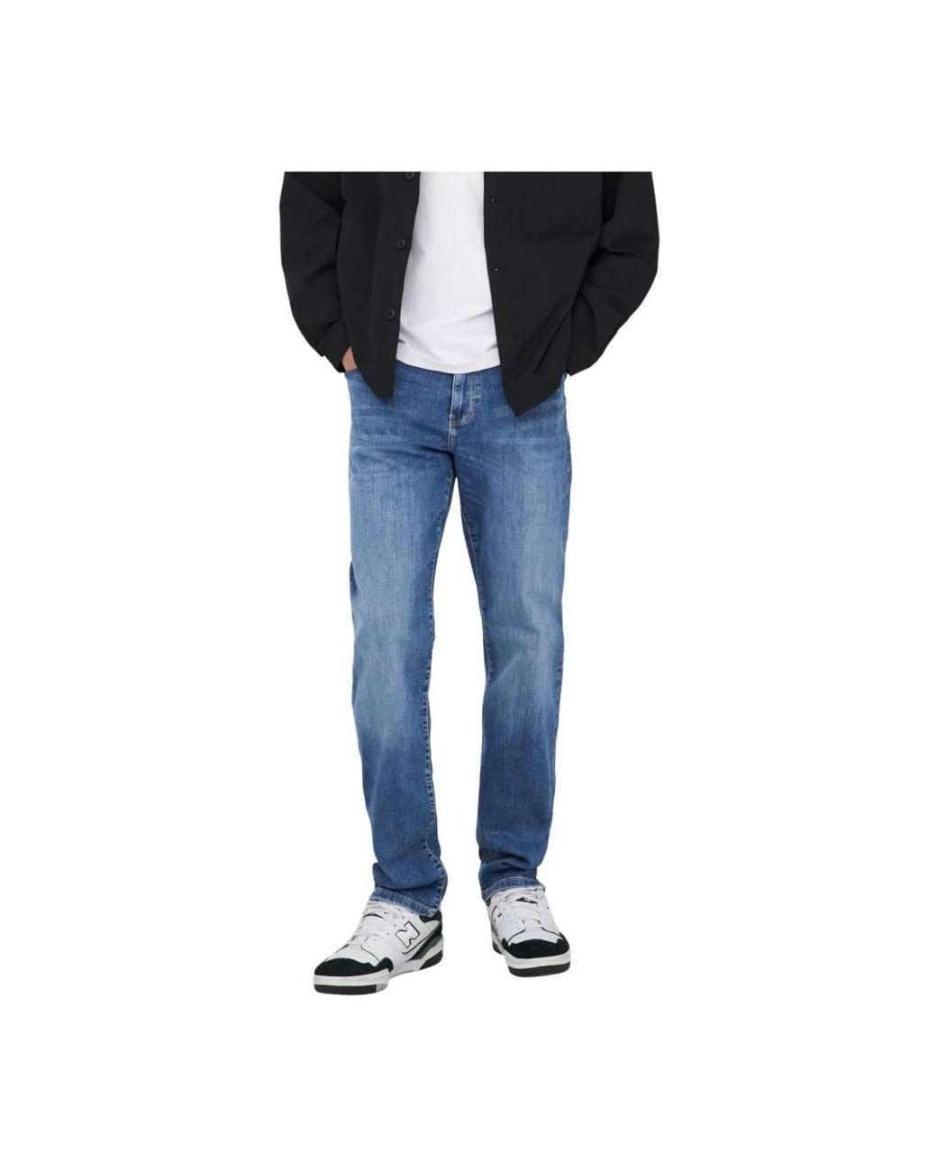 Only & Sons Blue Slim Fit Jeans for men