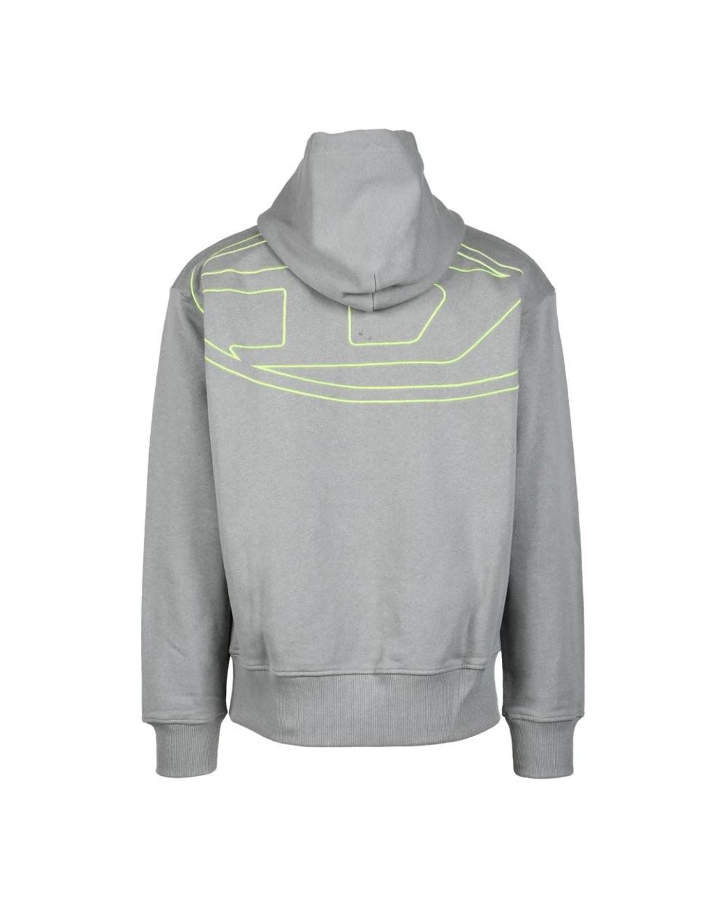 DIESEL Gray Hoodies for men