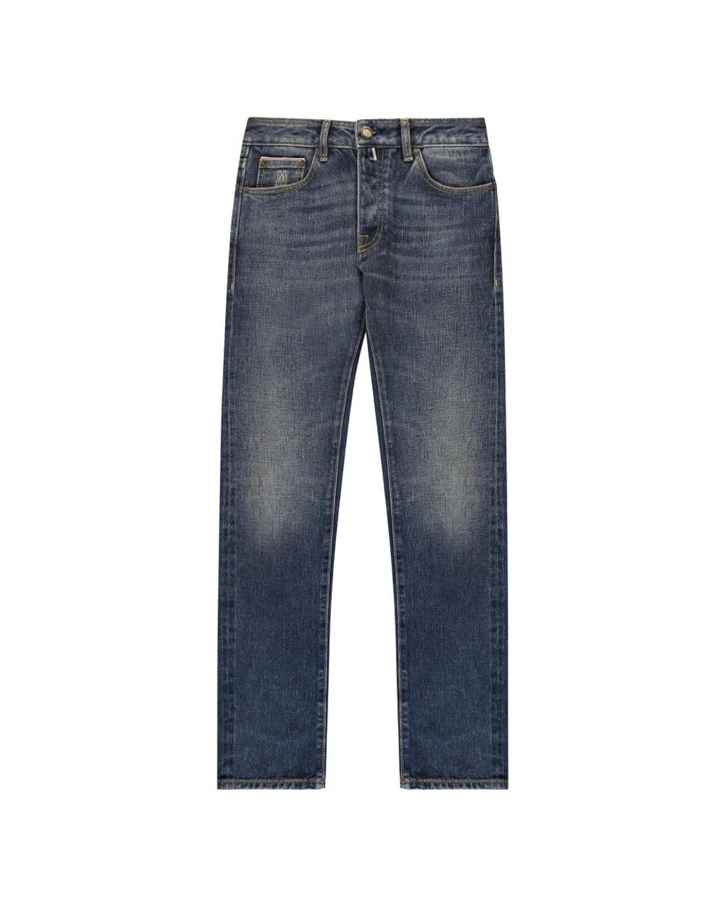 Moorer Blue Slim-Fit Jeans for men
