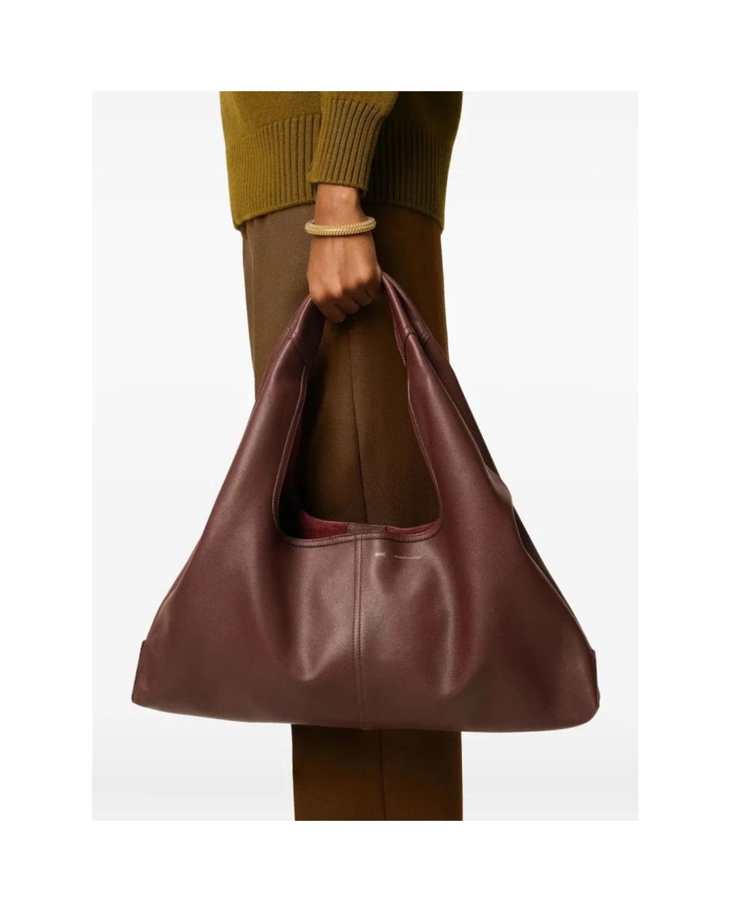 AMI Brown Shoulder Bags