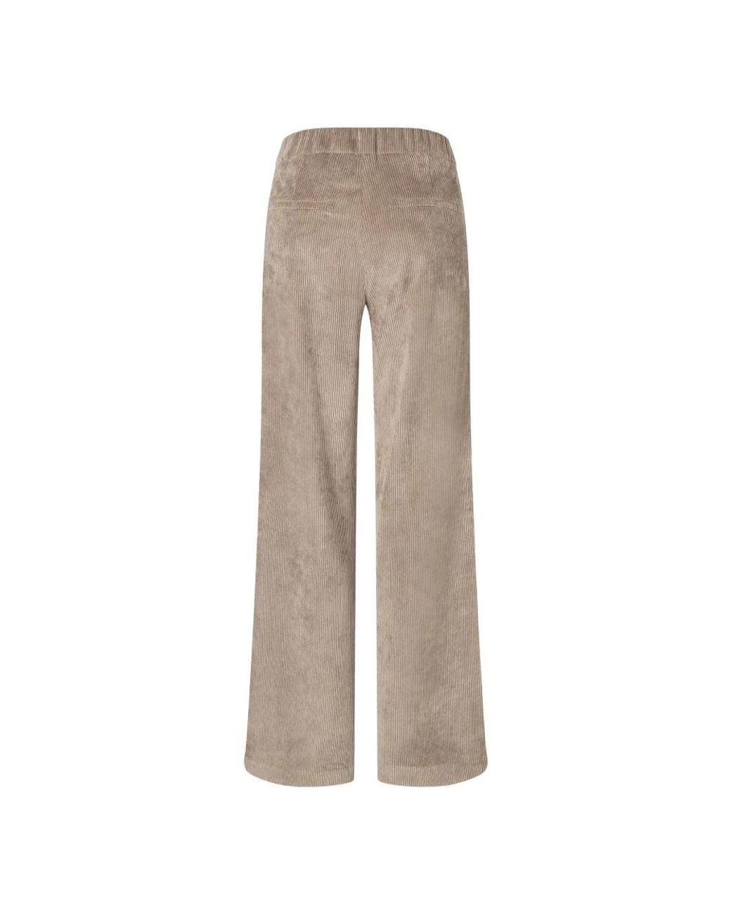 Wide Trousers M·a·c de color Gray