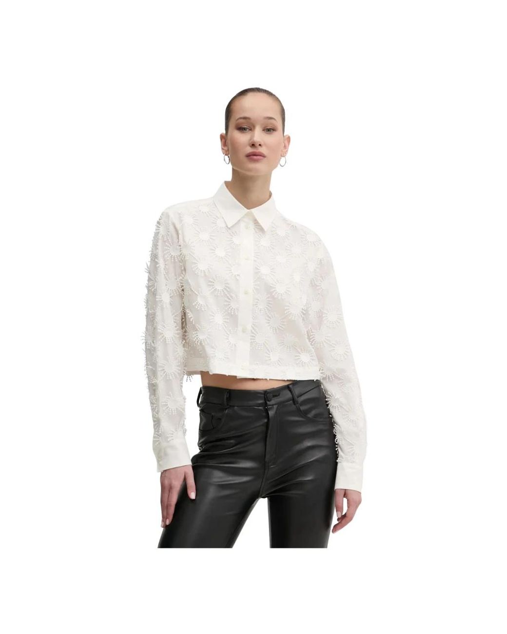 MSGM Overhemden ,Katoen Camicia in het Gray