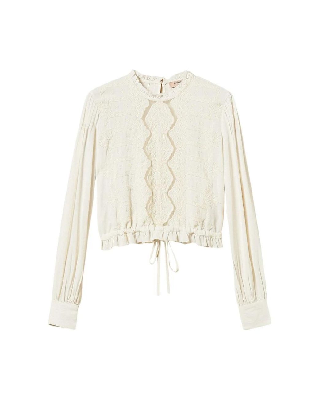 Twinset Overhemden ,Wit ,Blouse in het White