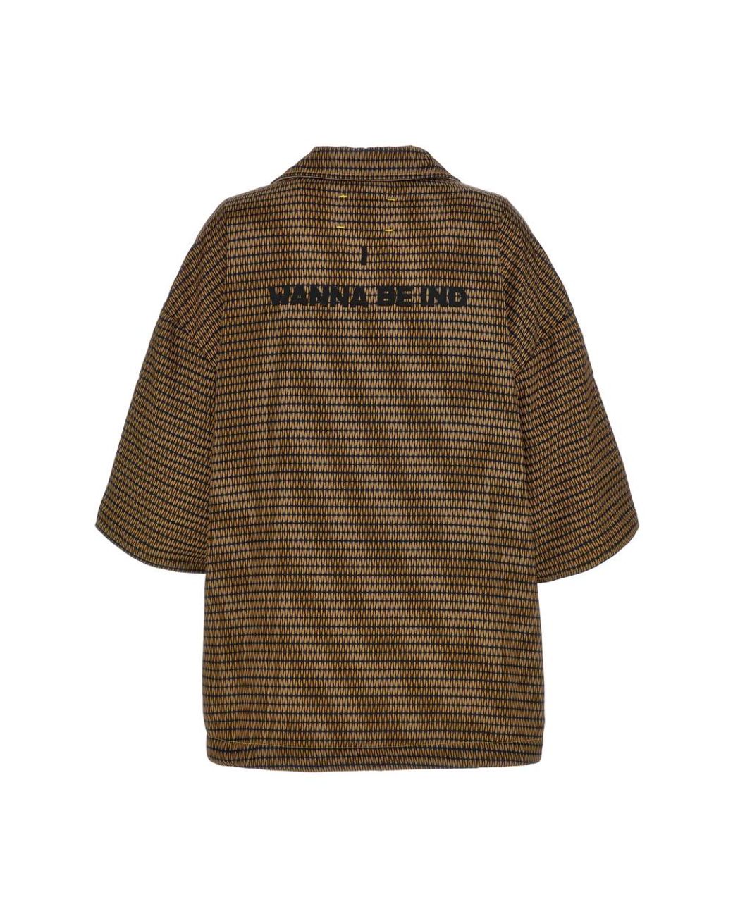 Indacum Brown Short Sleeve Shirts for men