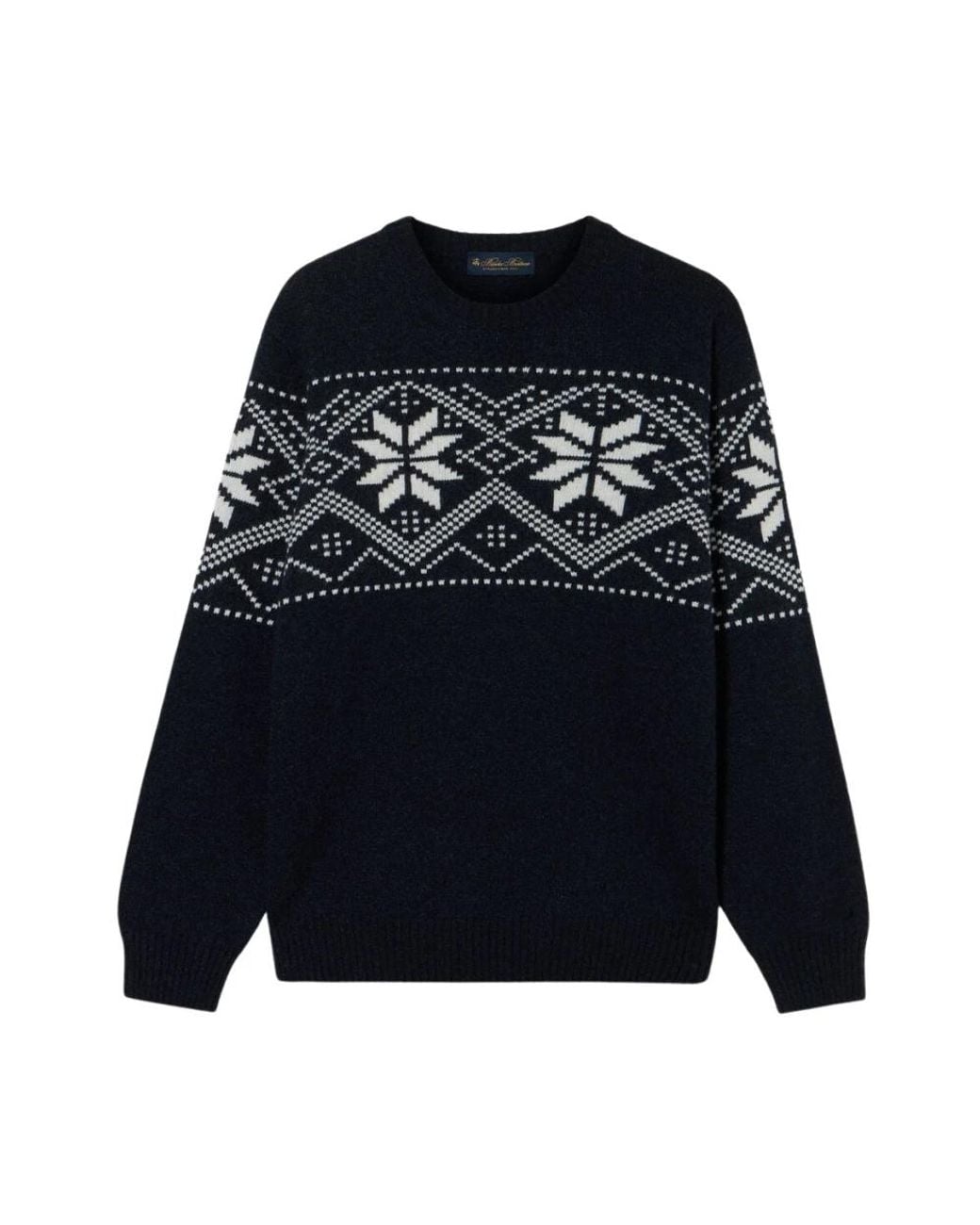 Brooks Brothers Blue Round-Neck Knitwear for men