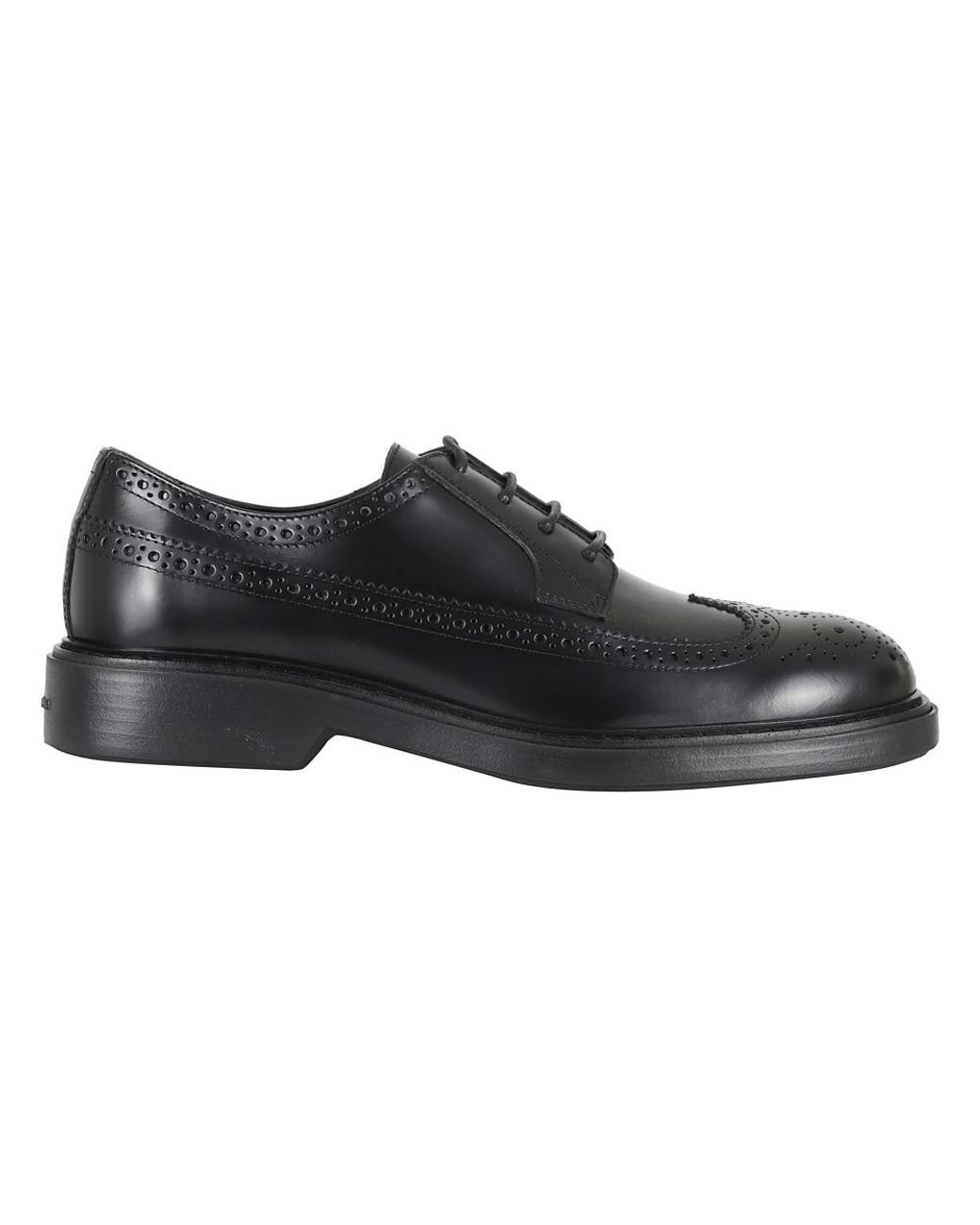 Hogan Black Dress Shoes for men