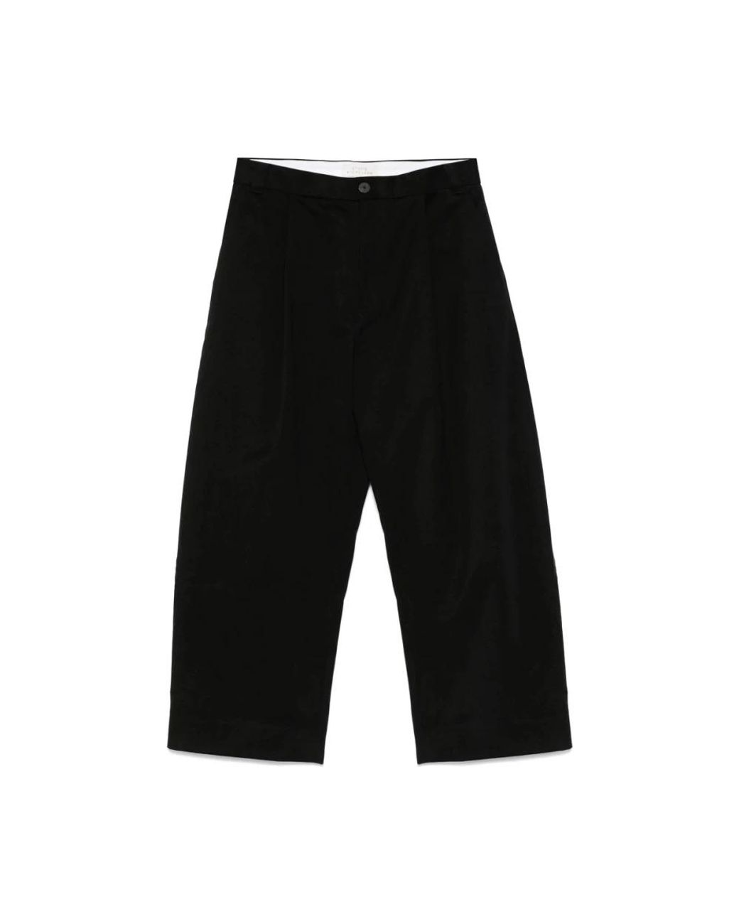 Studio Nicholson Broeken ,Zwart ,Zwarte Knooprits Riem Broek in het Black voor heren