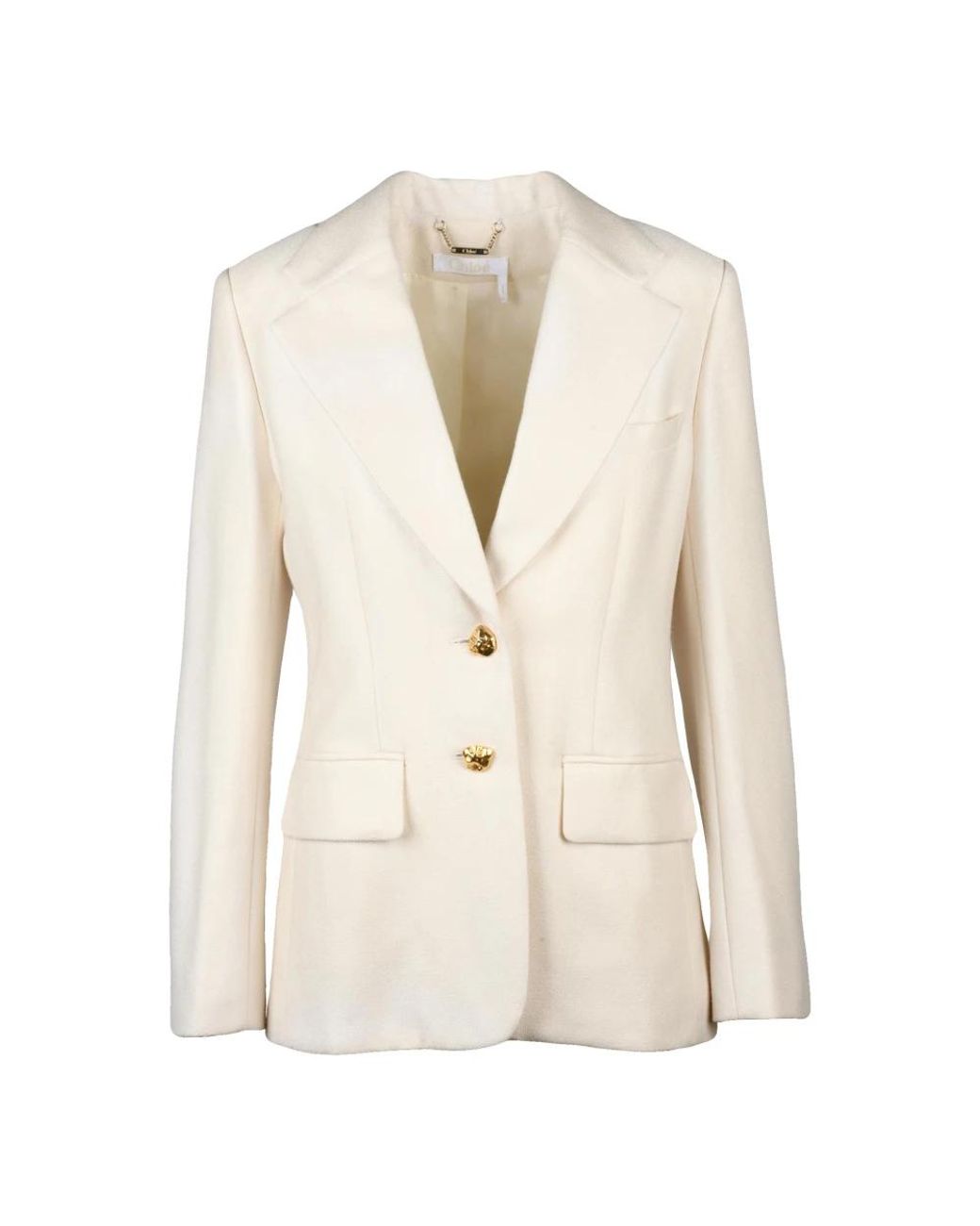 Chloé Getailleerde Blazer in het Natural