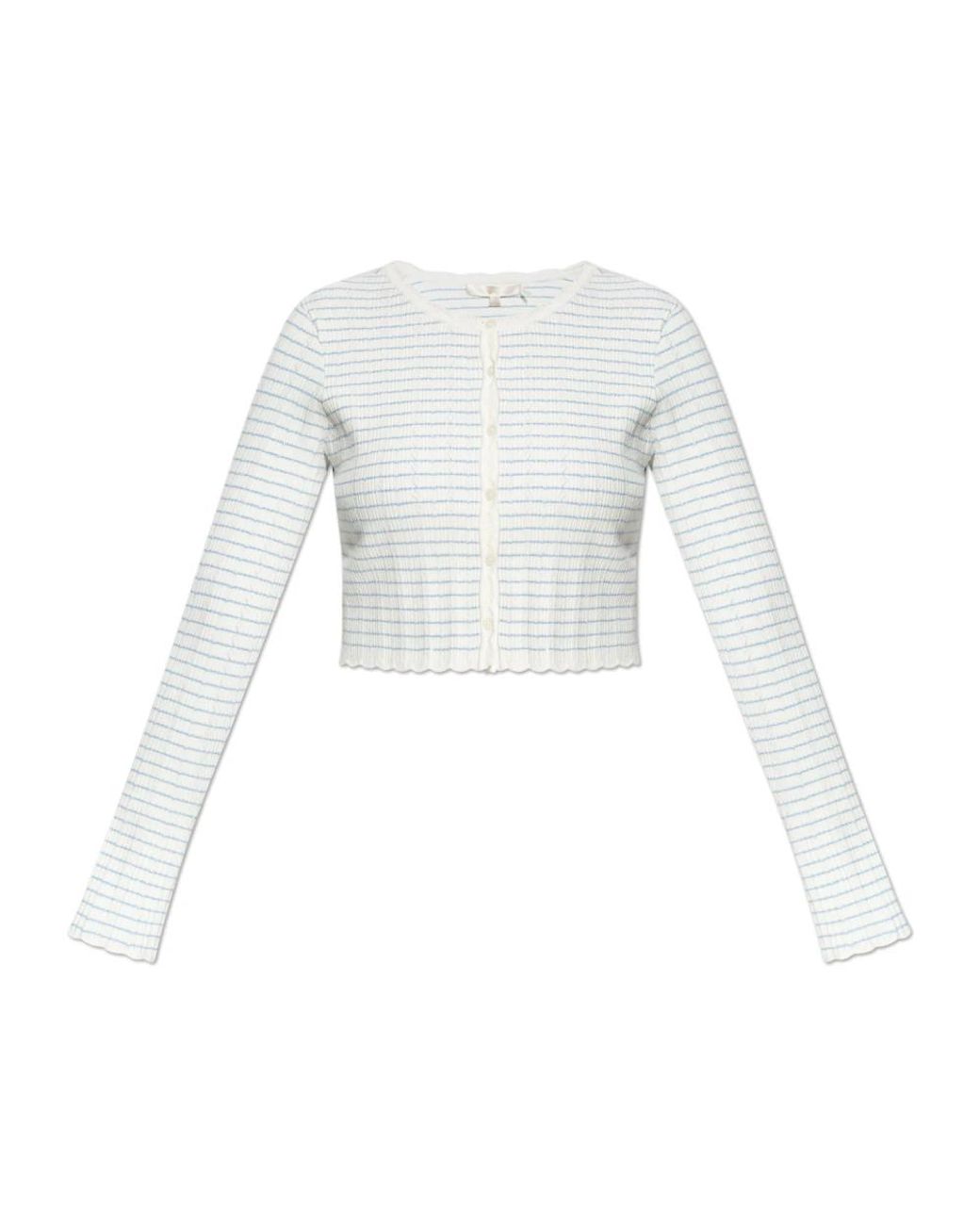 LoveShackFancy Truien & Vesten ,Wit ,Cardigan 'Media' in het White