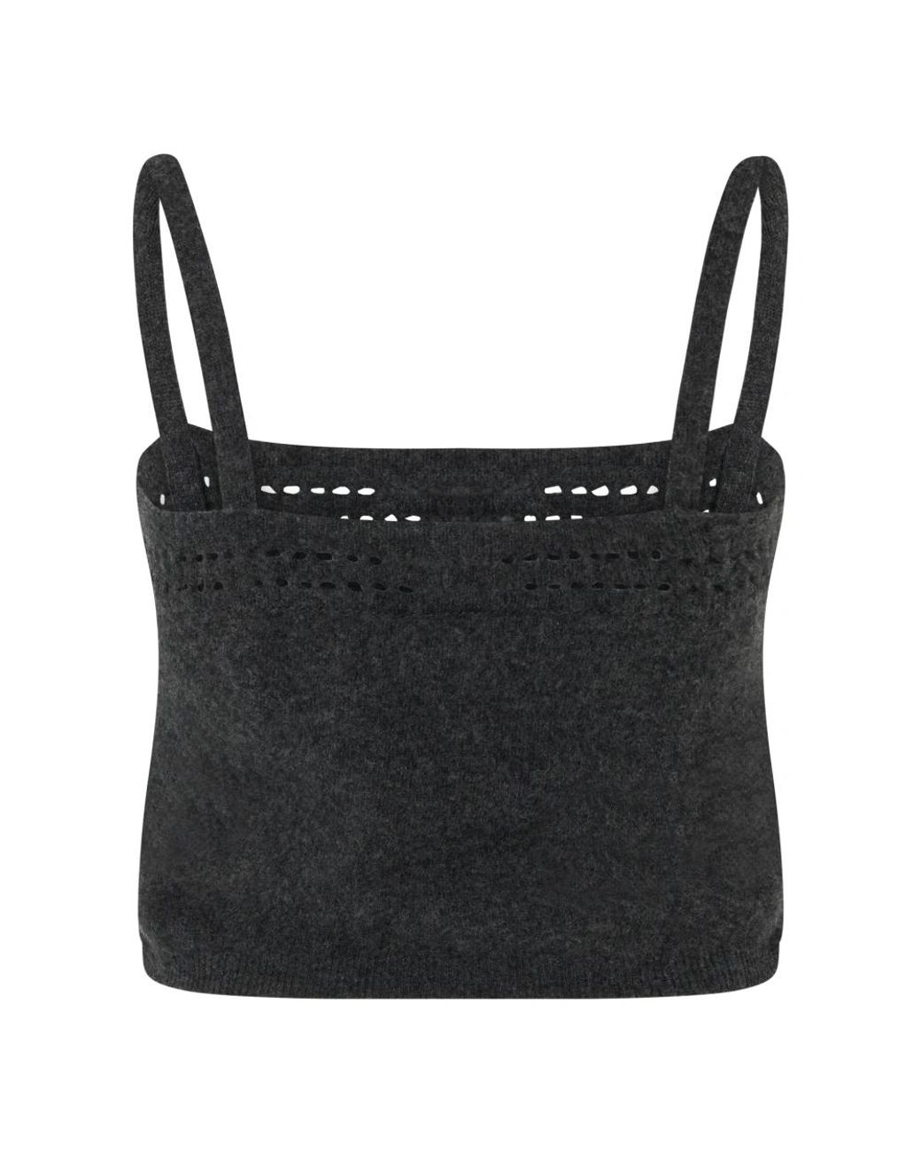 Alberta Ferretti Black Sleeveless Tops