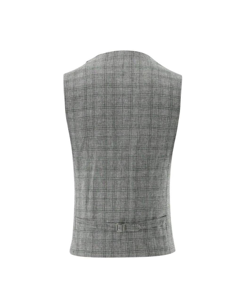 Carl Gross Gray Waistcoats for men