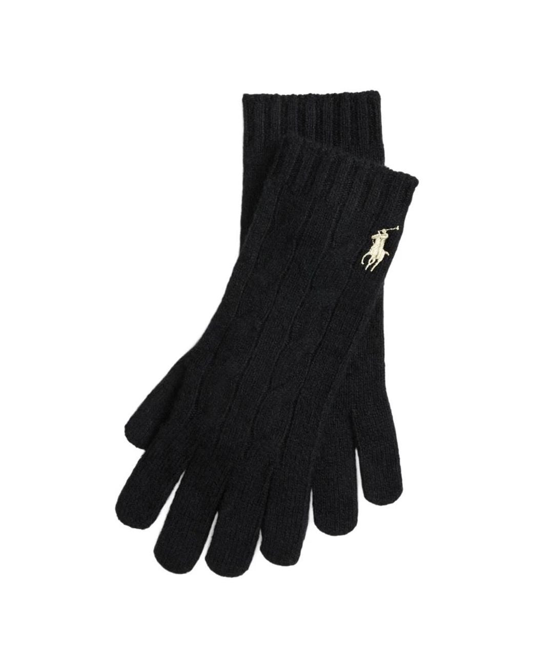 Polo Ralph Lauren Black Gloves