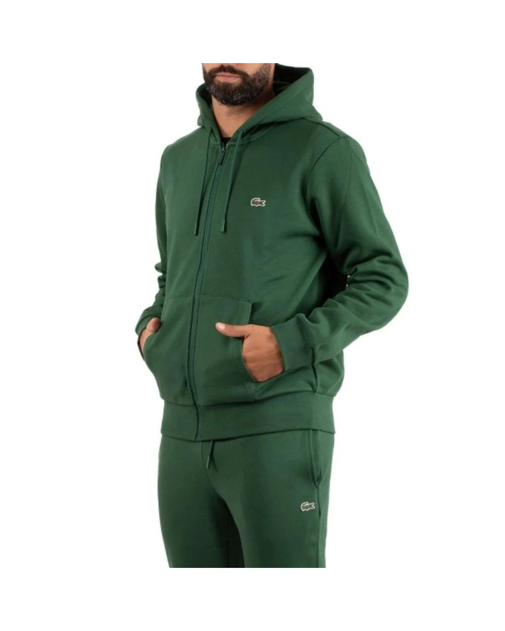 Zip-Throughs di Lacoste in Green da Uomo