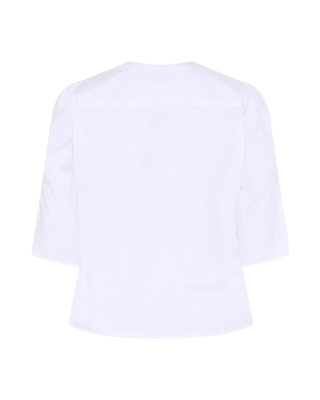 Blouses Bruuns Bazaar en coloris White