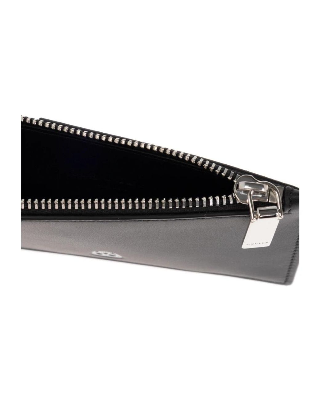 McQueen Black Lederkartenhalter