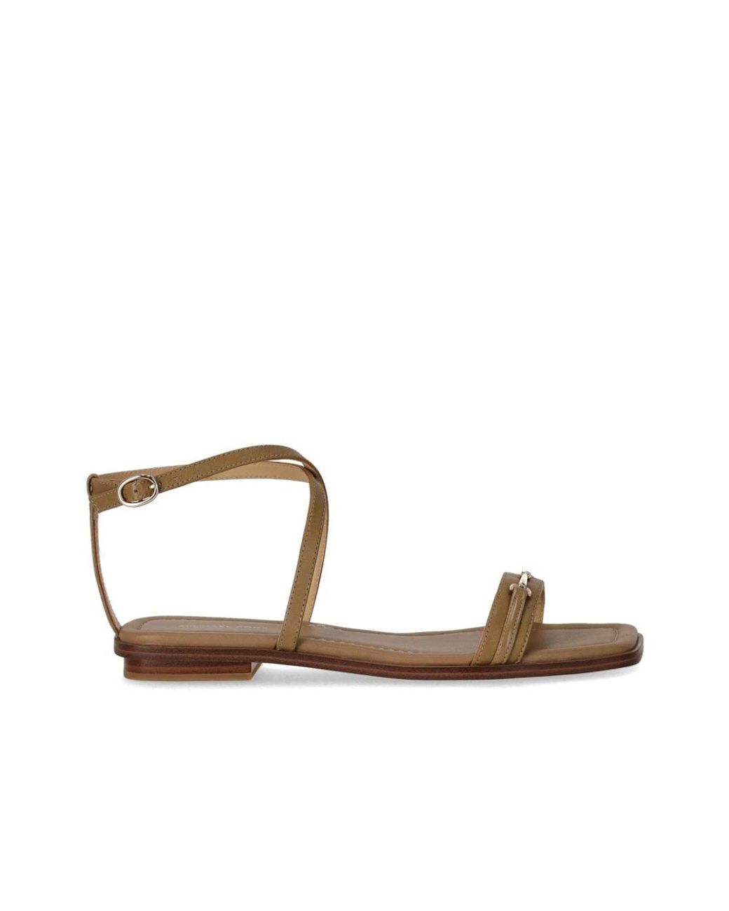 Michael Kors Brown Flat Sandals