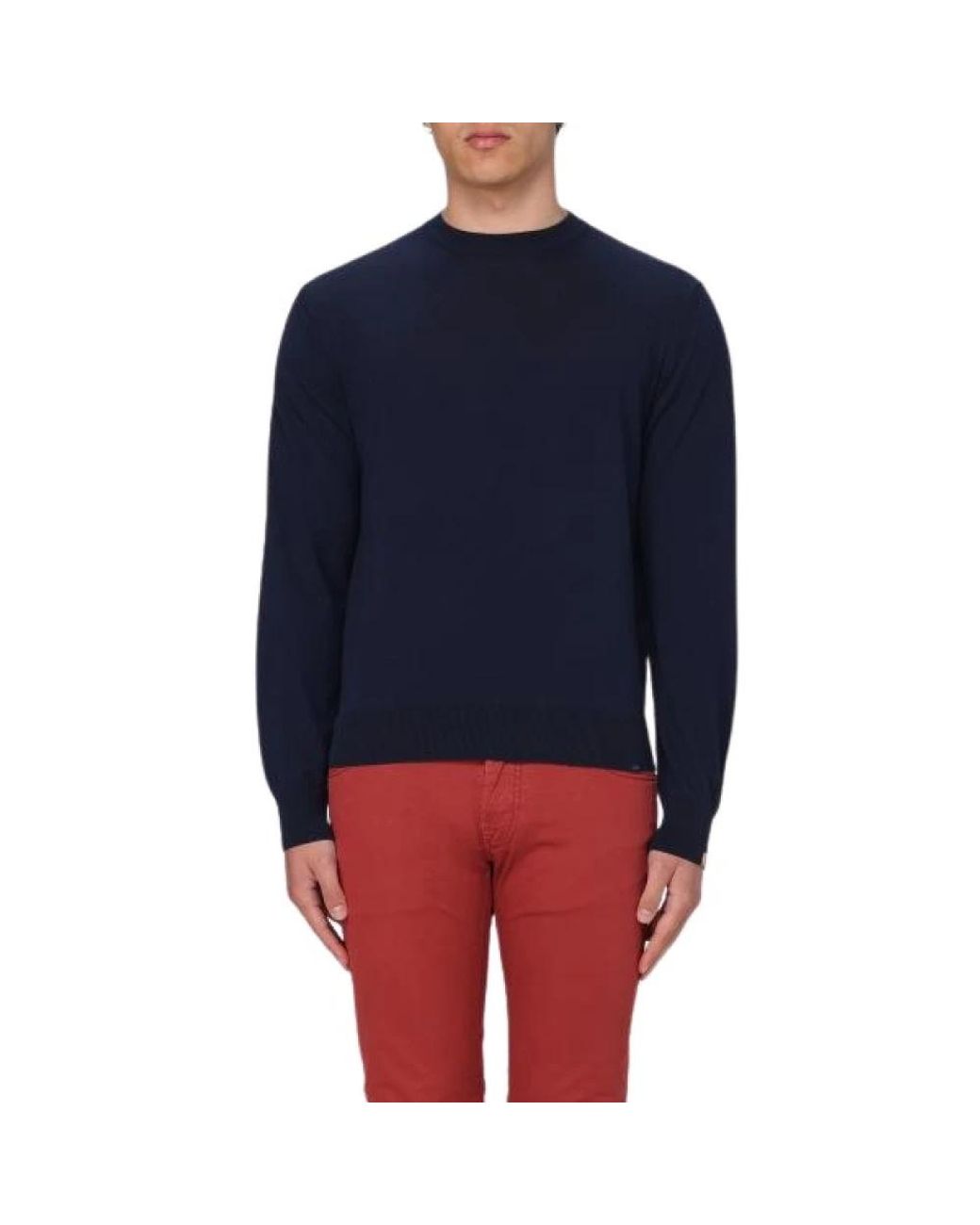 Paul & Shark Blue Round-Neck Knitwear for men