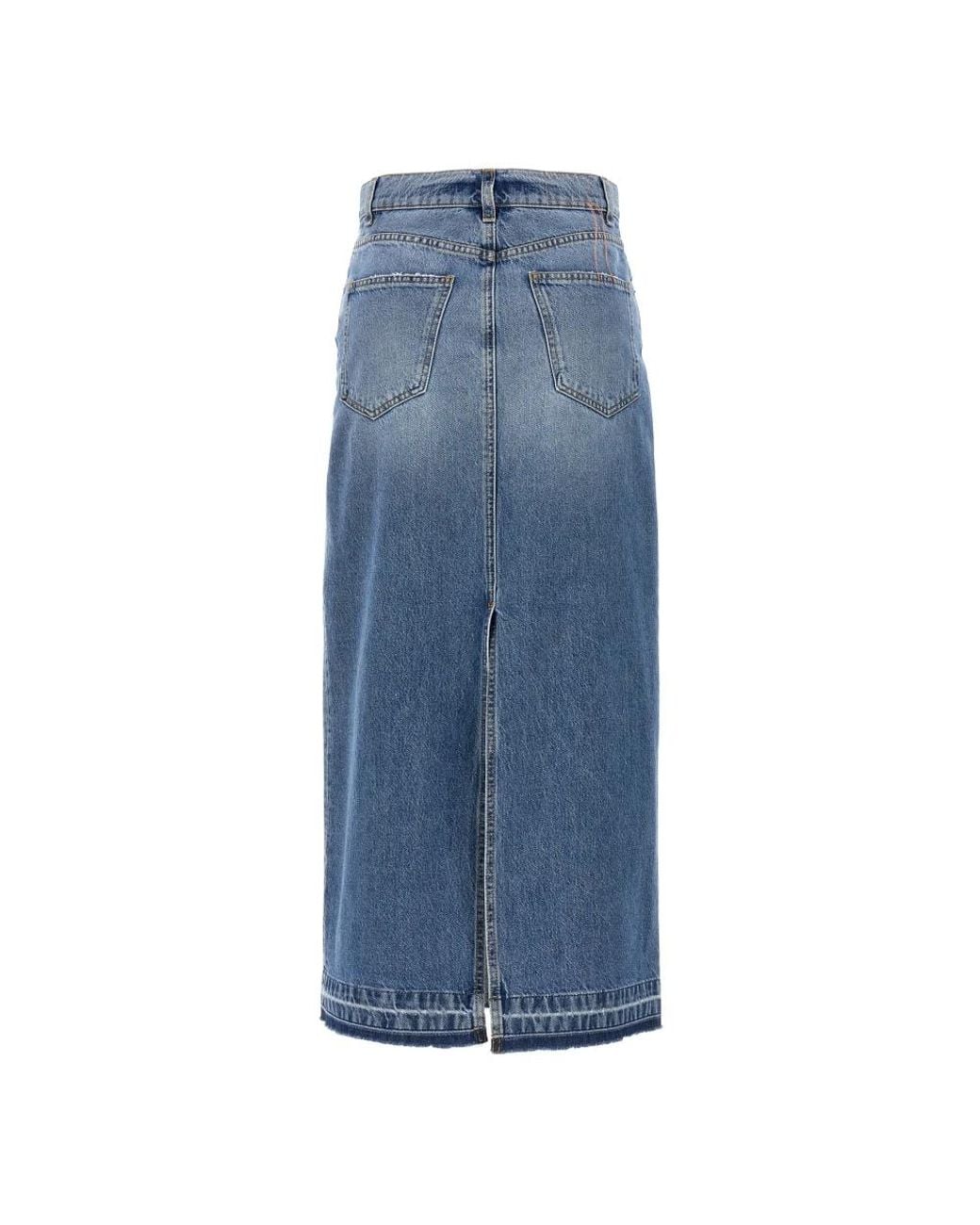 Fortela Blue Denim Skirts