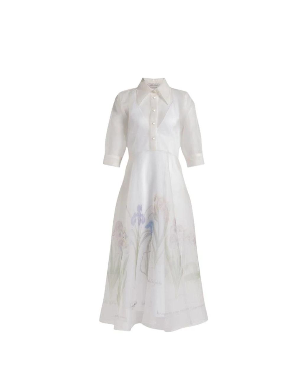 Alberta Ferretti White Shirt Dresses