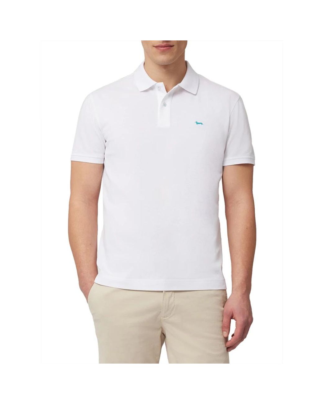 Harmont & Blaine Polo Shirts in het White voor heren