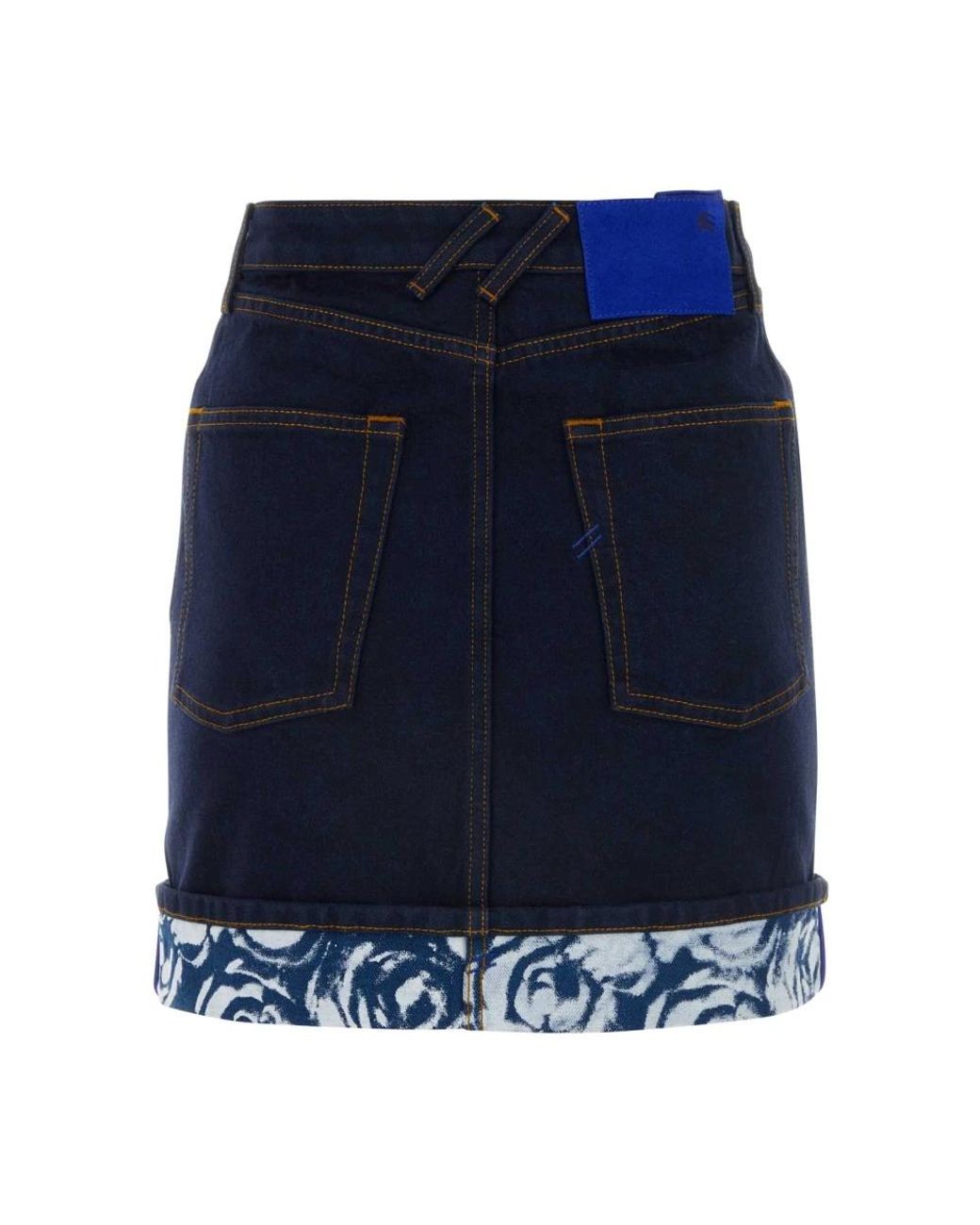 Burberry Blue Denim Skirts