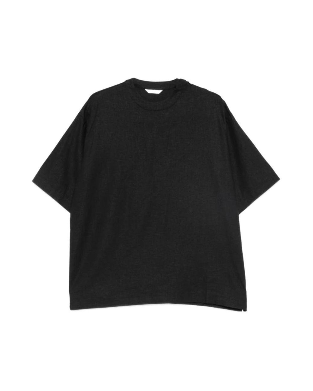 Hevò Black T-Shirts for men