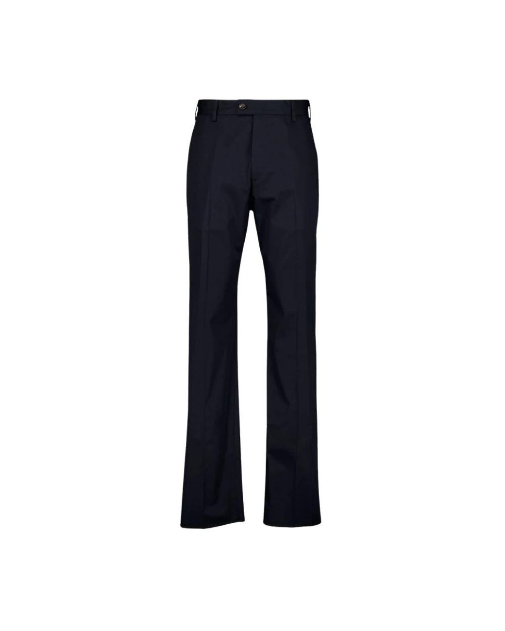 McQueen Blue Straight Trousers for men