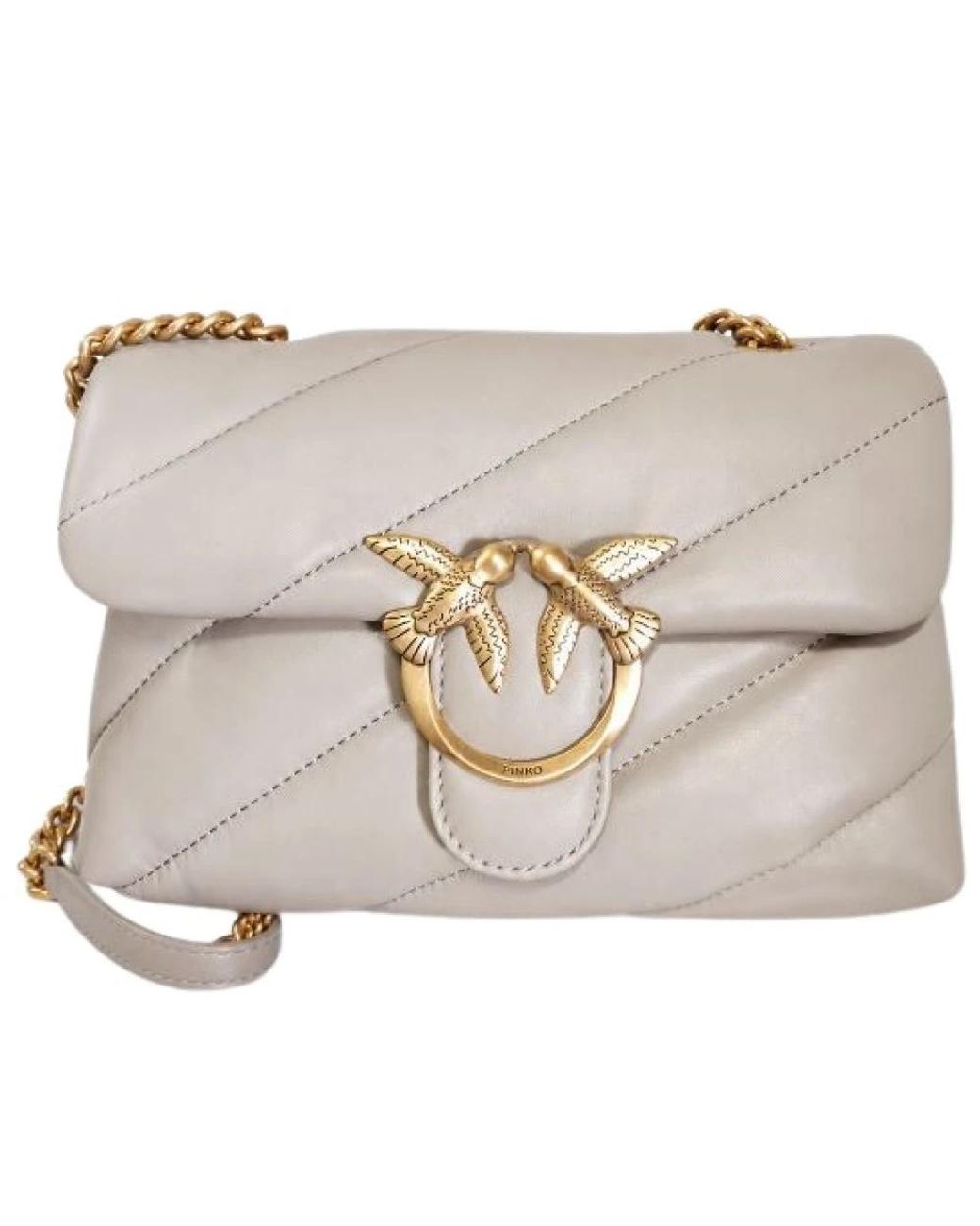 Pinko Natural Shoulder Bags