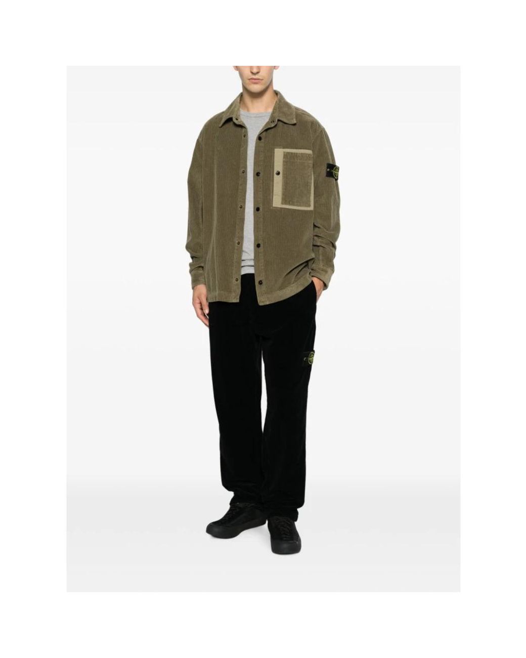 Stone Island Green Light Jackets for men