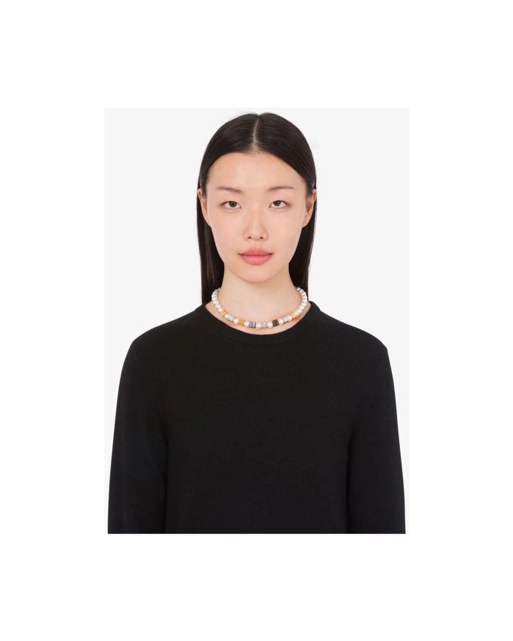 Moschino Metallic Necklaces