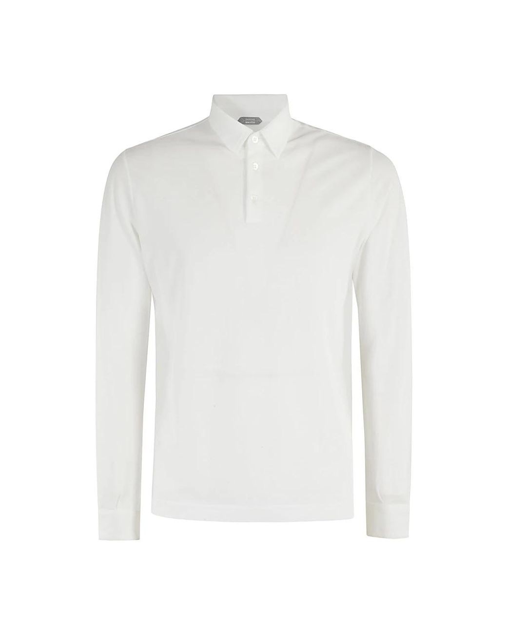 Zanone White Polo Shirts for men