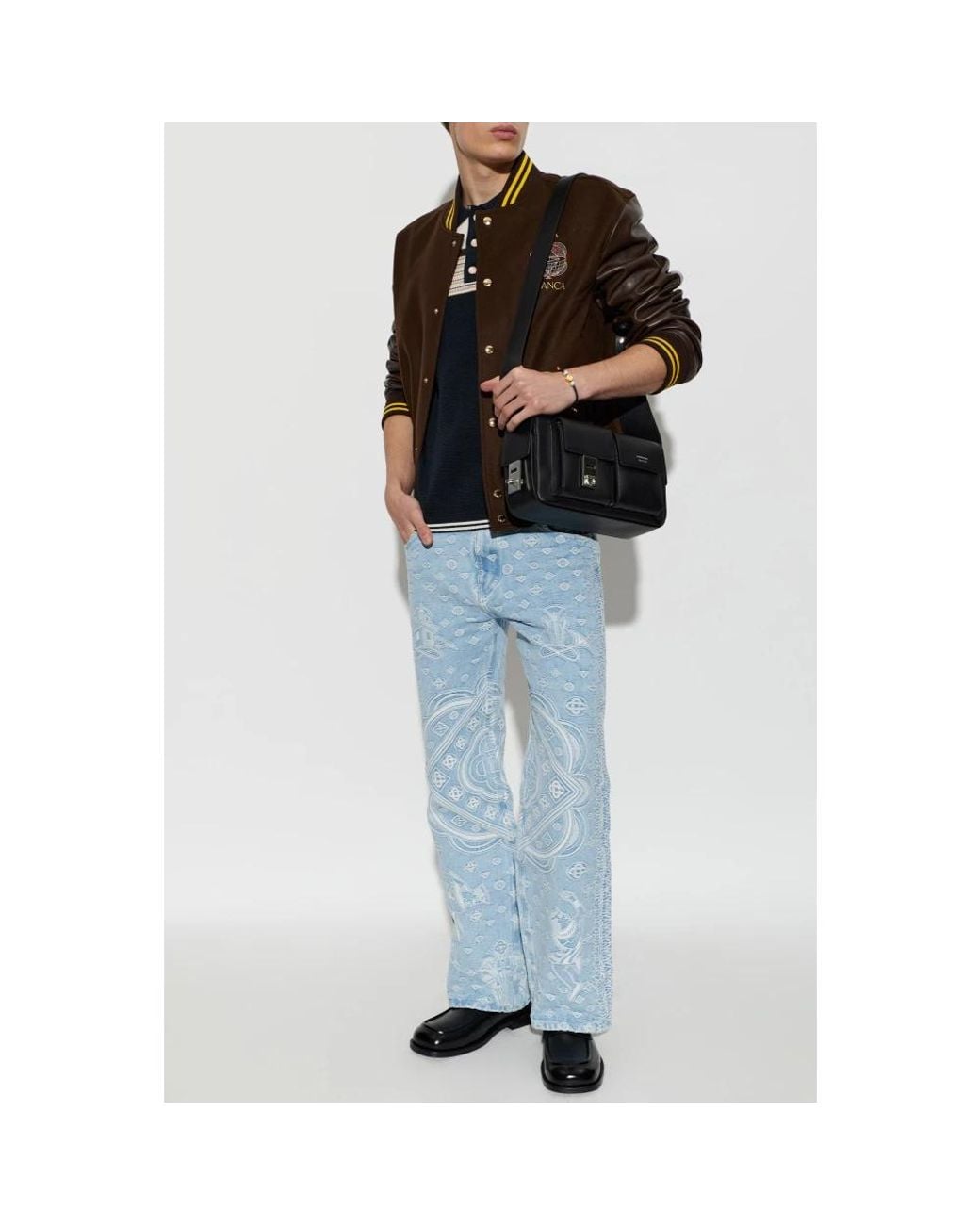 Casablanca Brown Bomber Jackets for men