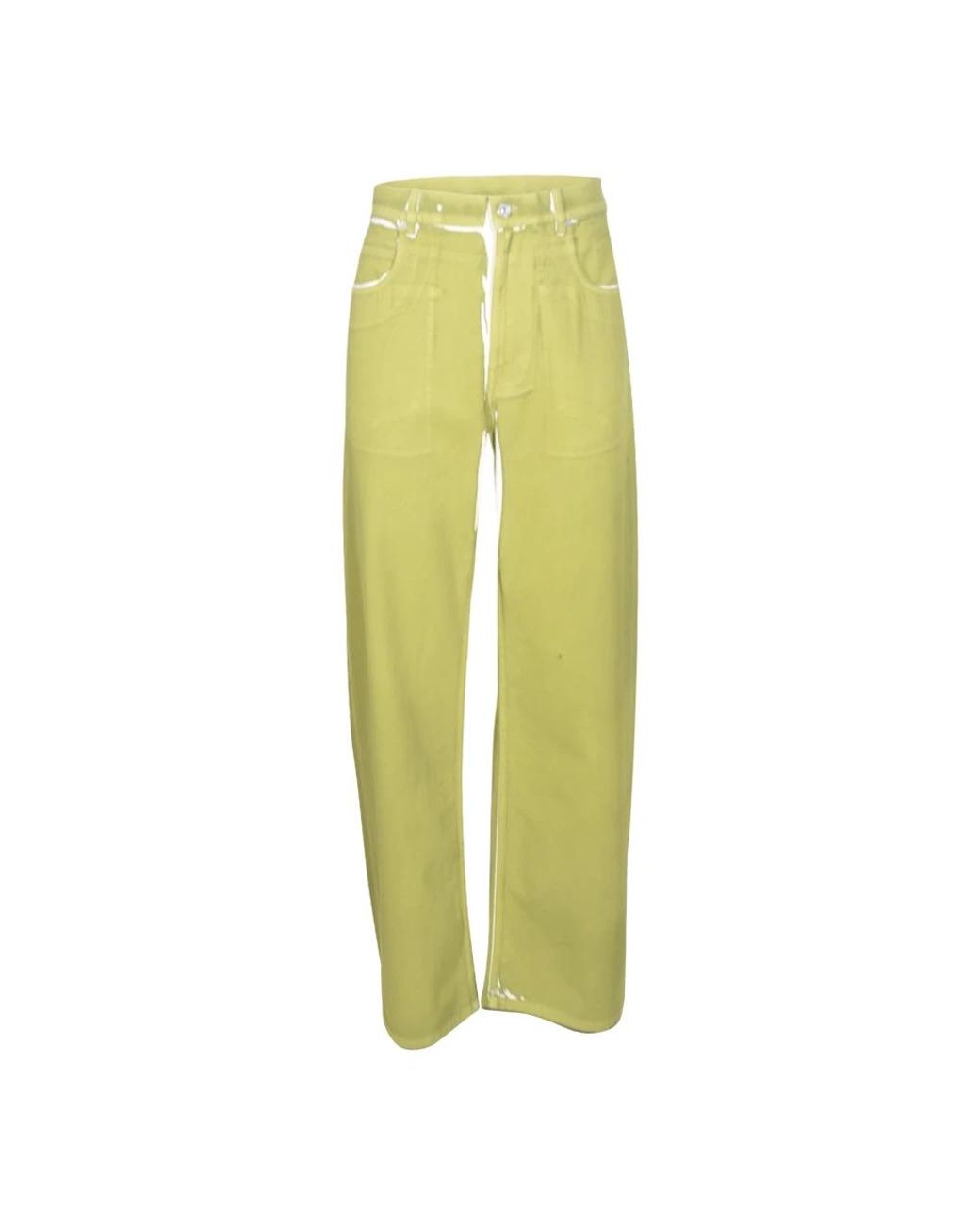 Marni Yellow Wide Jeans for men