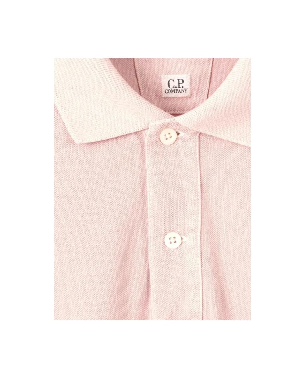 C P Company Pink Polo Shirts for men