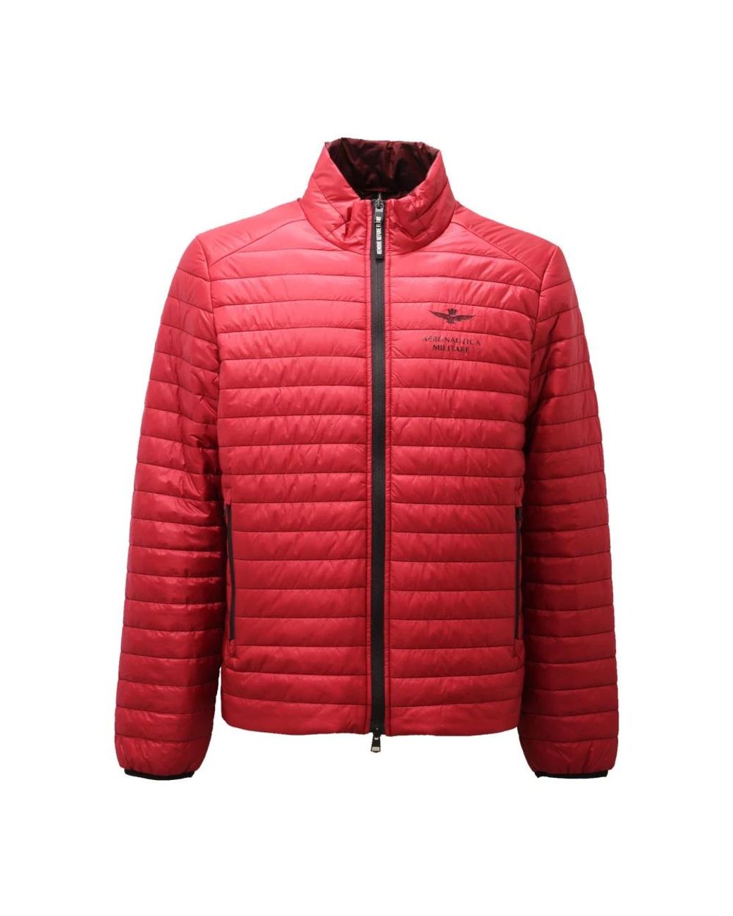 Aeronautica Militare Red Winter Jackets for men